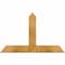 Ekena Millwork Portland Rough Sawn Timber Gable Bracket, Western Red Cedar, 36"W x 23"H x 2"D x 4"F, 15/12 Pitch GBW036X23X0204POR00RWR - alternate 1